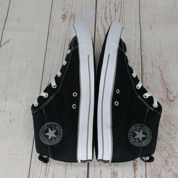 Converse All Star CT Mid Sneakers Mens Sz 12 Black Shoes - Picture 5 of 10
